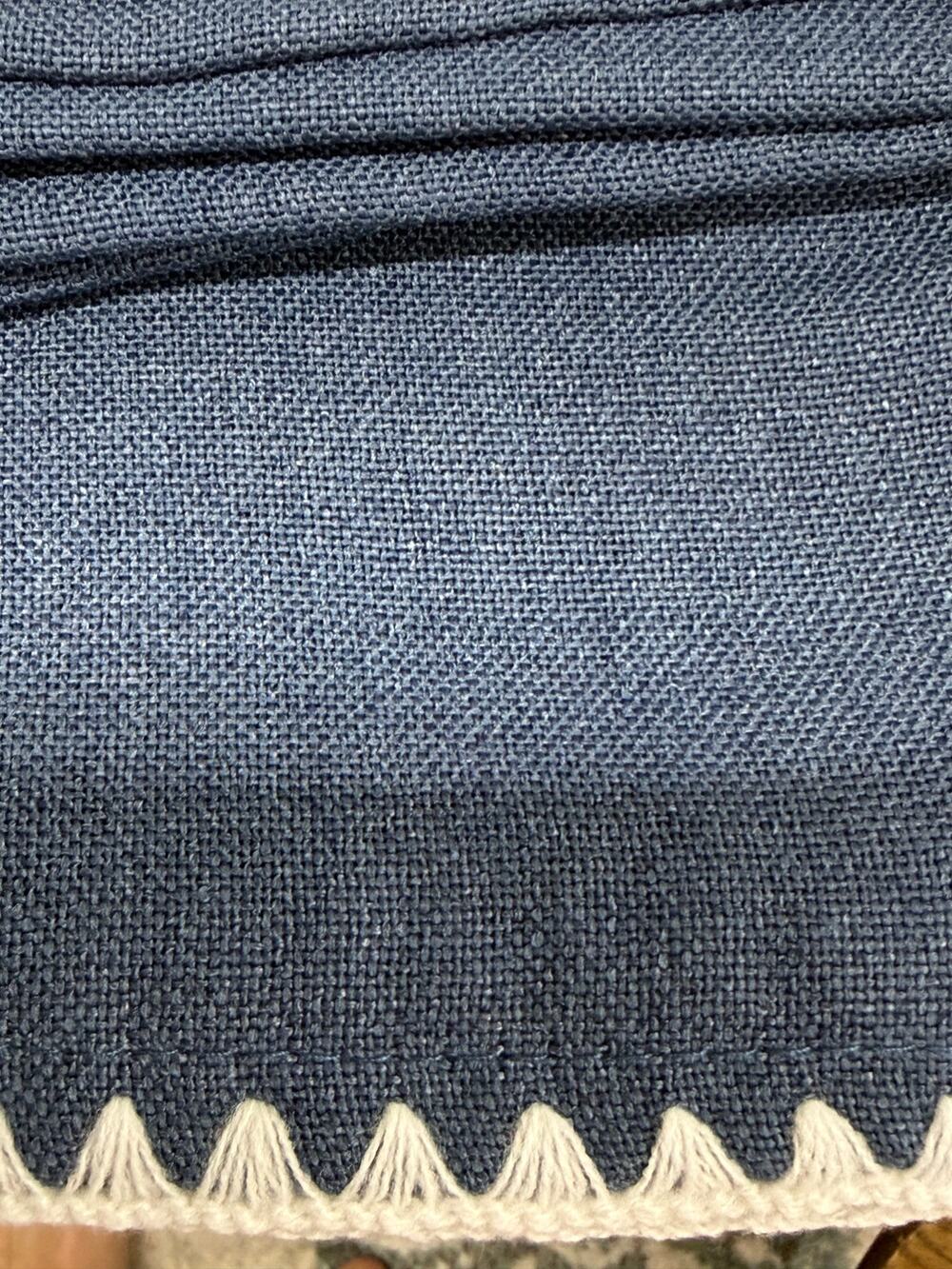 Kendal Rod Pocket Valance 58x14 Navy Blue – New